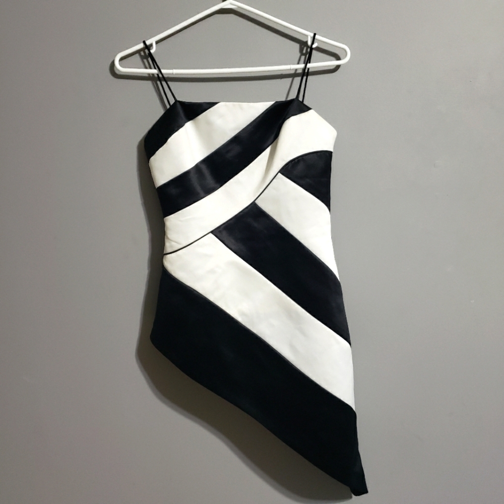 Upcycled asymetrical shirt- one of a kind! Size 3/4